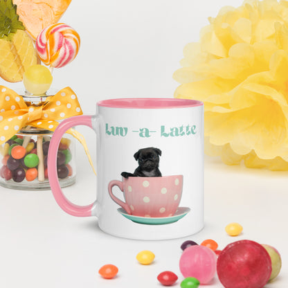 Luv -a- Latte Pug Mug 11 oz