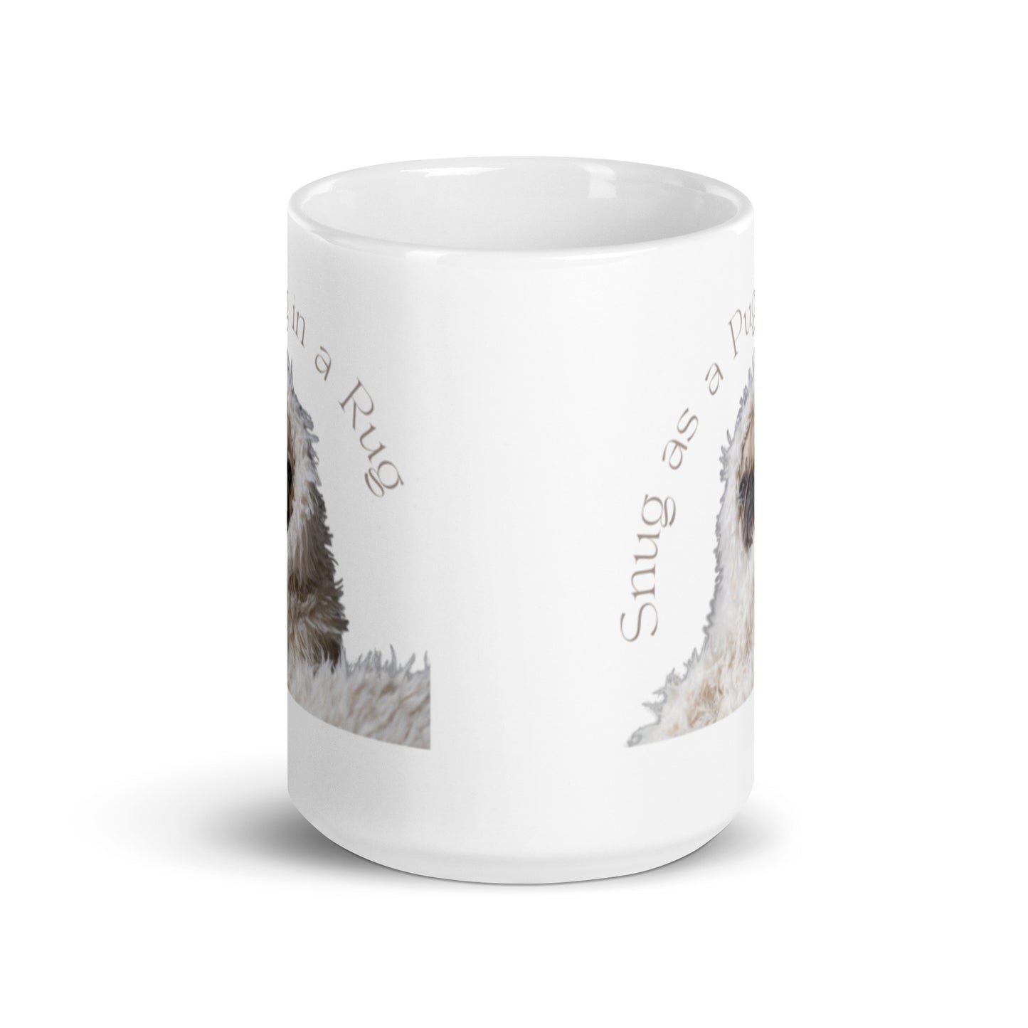 Snug as a Pug in a Rug Mug 15 oz